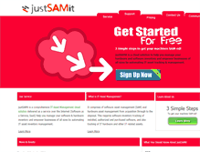 Tablet Screenshot of justsamit.com